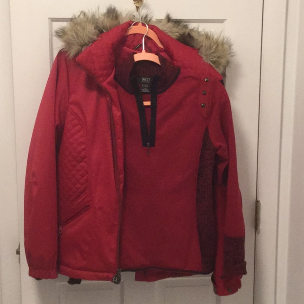 NILS Ski Jacket and Sweater combo